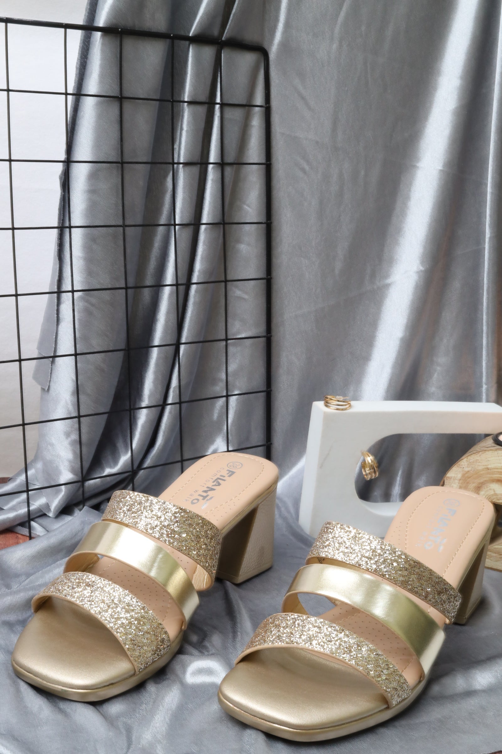 Women's heeled sandals 55100